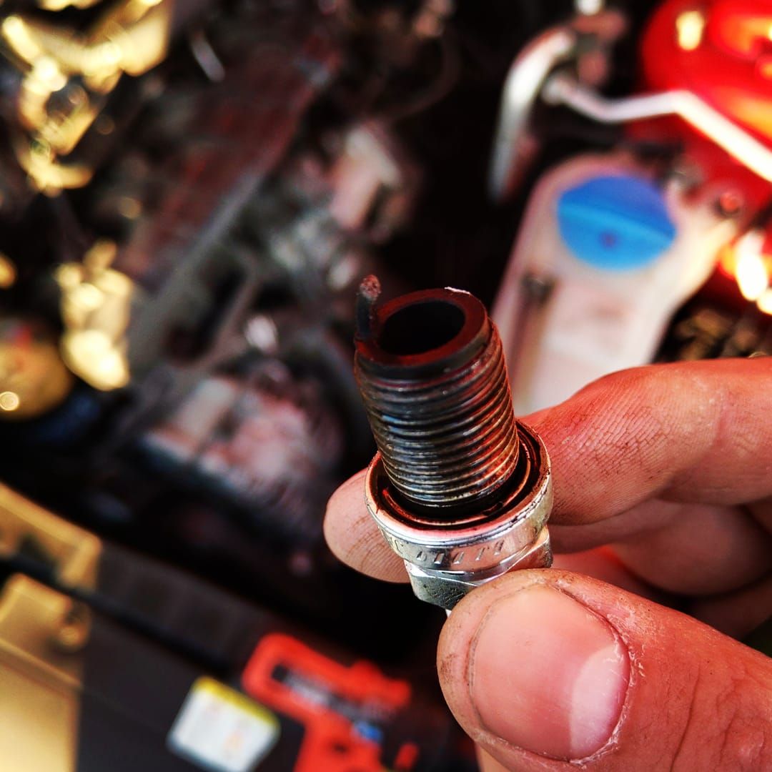 OMG look at my spark plugs